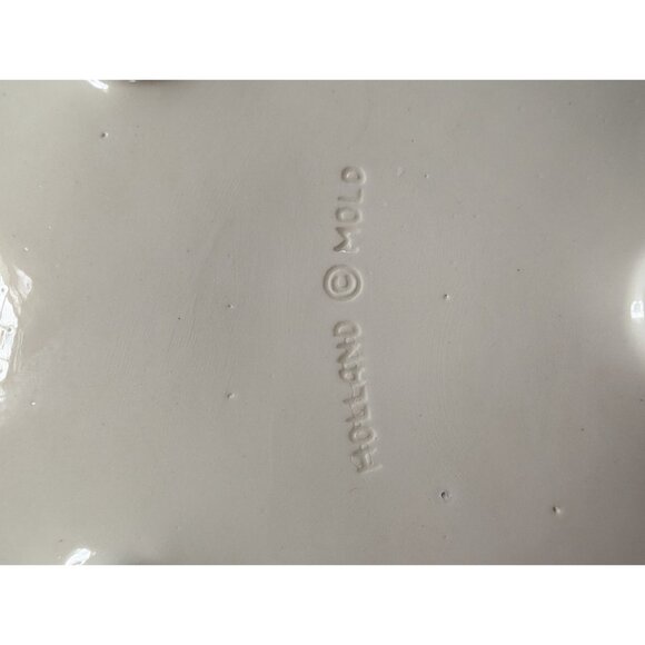 Vintage Holland Mold Ceramic Duck Footed Plate - Picture 4 of 6